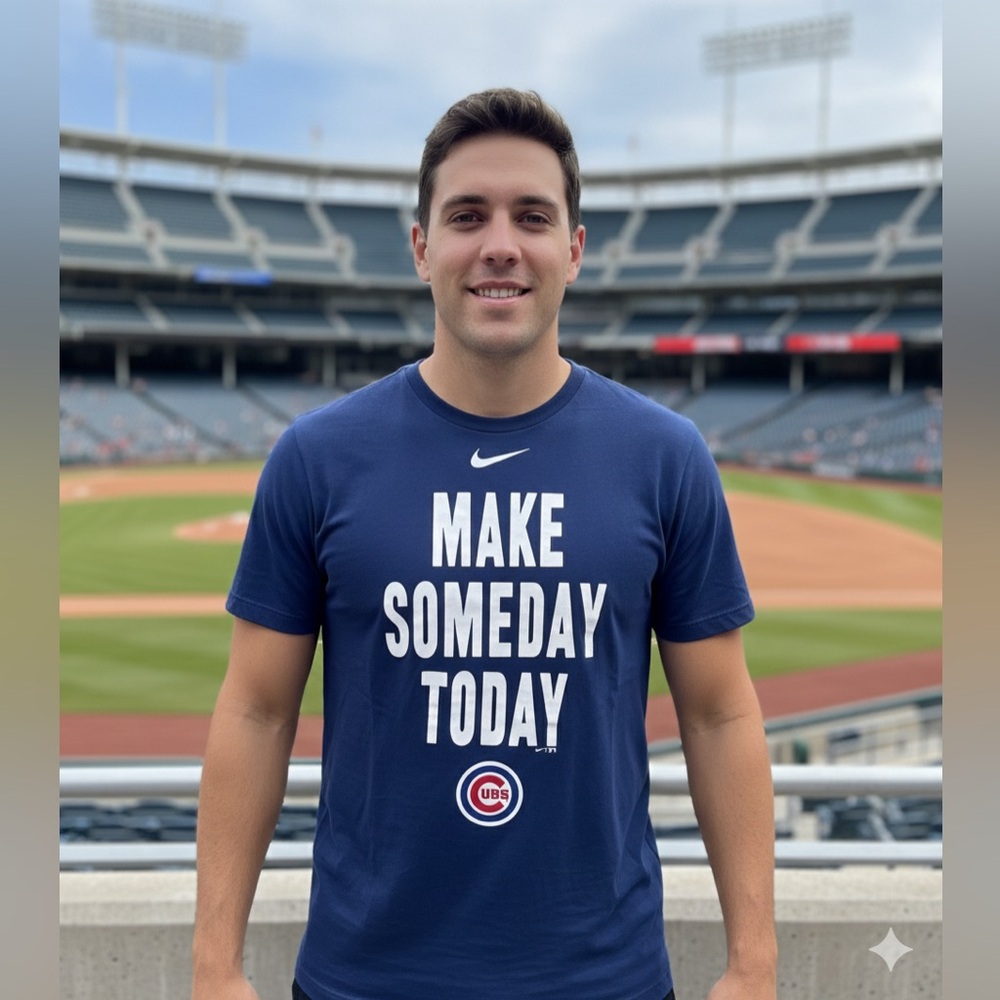 Nike Blue Graphic Tee